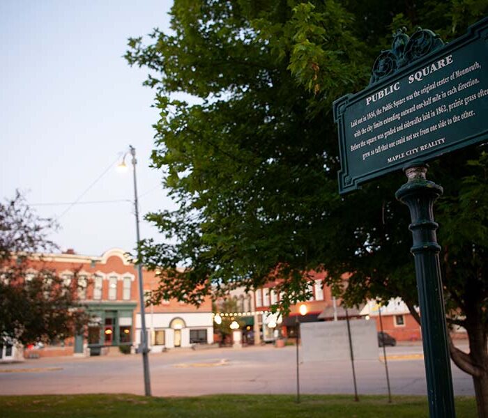 The square in Monmouth