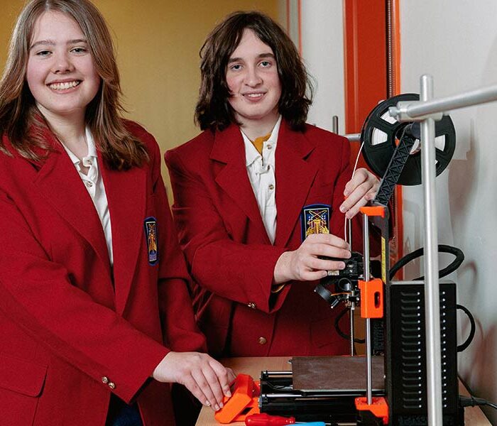 SkillsUSA students Alice Greene and Axel Holt