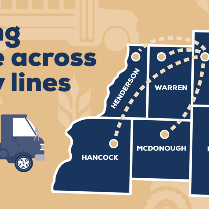Feeding people across county lines