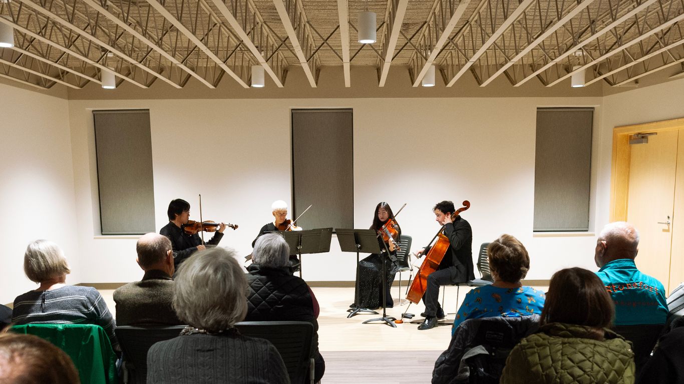 Knox-Galesburg Symphony performance in their the new Symphony Center.