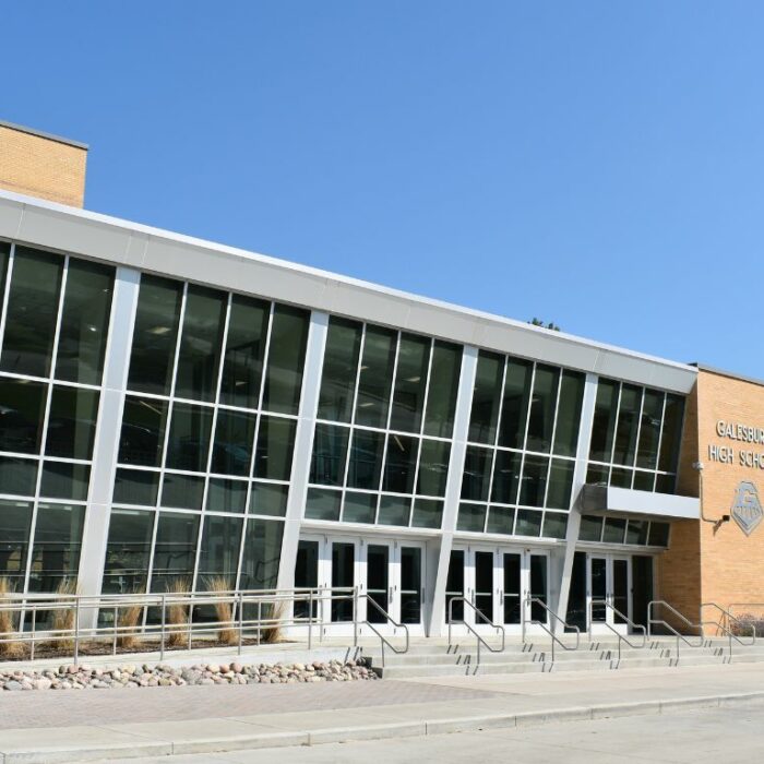 Exterior of Galesburg High School